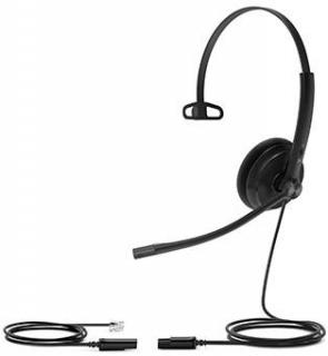 Yealink YHS34 Professional Mono Call Centre Headset - Black Photo