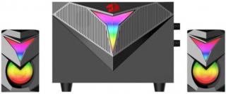 Redragon Toccata GS700 RGB 11W 2.1 Heavy Bass Gaming Speakers - Black Photo