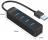 Orico TWU3-4A 4 Port USB 3.0 Hub - Black Photo