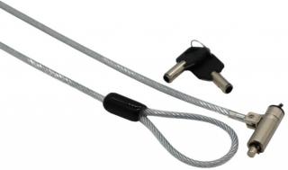 Gizzu 1m Nano Security Cable with Key Lock Plus Key Included (compatible with master key) Photo