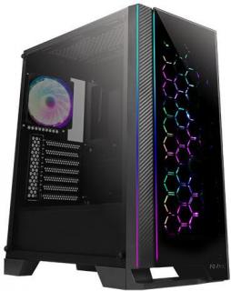 Antec NX Series NX600 Tempered Glass Mid Tower Chassis - Black Photo