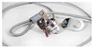 Legion 1.8m LNBL Notebook Key Lock - Silver Photo