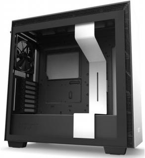 NZXT H710 Windowed Mid Tower Chassis - Matte White/Black Photo