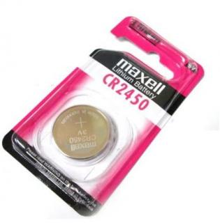 Maxell Lithium Coin Cell CR2450 Battery - 1 pack Photo