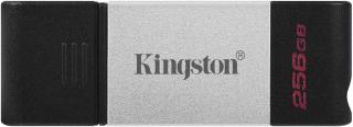 Kingston DataTraveler 80 256GB USB-C 3.2 Gen 1 Flash Drive - Silver Photo