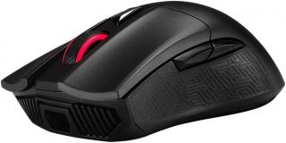 Asus ROG Gladius II Wireless 2.4GHz Wireless/Bluetooth Gaming Mouse - Black Photo