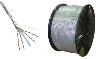 Cattex CAT6 500m Solid Premium UTP Cable - Grey - Box Photo