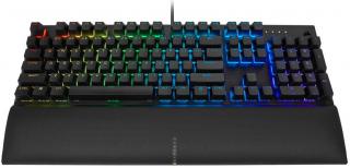 Corsair K60 RGB Pro SE Cherry Viola RGB Mechanical Gaming Keyboard - Black Photo