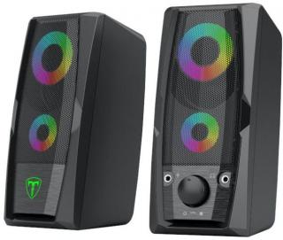 T-Dagger TGS550 RGB 6W USB/3.5mm Gaming Speakers – Black Photo