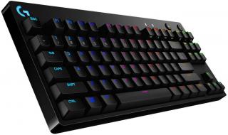 Logitech GX Blue Clicky G PRO Mechanical Gaming Keyboard - Black Photo