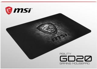MSI Agility GD20 320×220 Gaming Mousepad – Black Photo