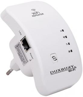 Duxbury N300 Wireless Range Extender - White Photo