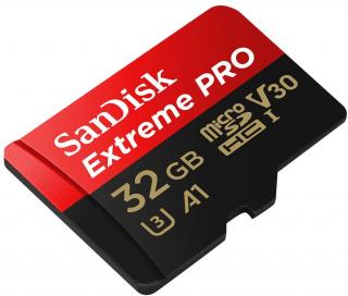 Sandisk Extreme Pro 32GB microSDHC UHS-I U3 V30 A1 Memory Card with SD Adapter Photo