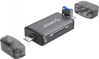 Orico 3CR61 USB3.0 6-in-1 Card Reader - Grey Photo