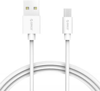 Orico 1m 3A Micro USB Charge & Sync Cable - White Photo
