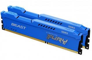 Kingston Fury Beast Blue 2 x 4GB 1866MHz DDR3 Desktop Memory Kit - Blue (KF318C10BK2/8) Photo