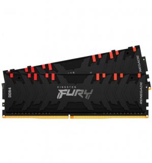 Kingston Fury Renegade RGB 2 x 16GB 3600MHz DDR4 Desktop Memory Kit - Black (KF436C16RB1AK2/32) Photo