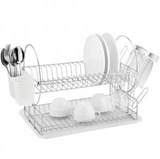 Casa Catania 202 Chrome-Plated 2 Tier Dish Drainer Photo