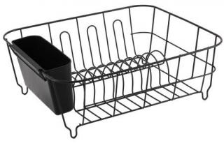 Casa Catania 301 1 Tier Dish Drainer - Black Photo