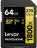 Lexar Professional 1800x 64GB SDXC UHS-II Memory Card - Gold Series Photo