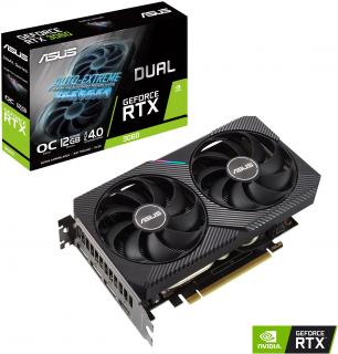 Asus nVidia GeForce RTX 3060 V2 OC Edition 12GB Graphics Card ( Dual GeForce RTX 3060 V2 OC Edition) Photo