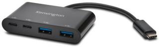 Kensington CH1000 4-Port USB-C and USB-A Hub - Black (K39124EU) Photo