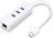 TP-Link UE330 2-in-1 USB 3.0 3-Port Multi-Port Hub & Gigabit Ethernet Adapter - White Photo
