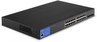Linksys LGS328MPC 24-Port PoE+ Managed Gigabit Switch with 4 x 10G SFP+ Uplinks 410W Photo