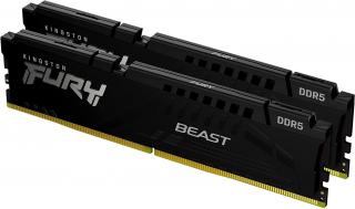Kingston Fury Beast Black 2 x 16GB 6000MHz DDR5 Desktop Memory Kit - Black (KF560C40BBK2-32) Photo