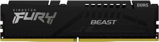 Kingston Fury Beast Black 16GB 5600MHz DDR5 Desktop Memory Module - Black (KF556C40BB-16) Photo