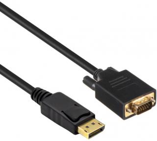 Gizzu GCDPVGA18 Male DisplayPort to Male VGA  Cable - 1.8m Photo