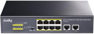 Cudy FS1010PG 10-Port Watchdog PoE+ Unmanaged Ethernet Switch with 2 Gigabit Uplink Ports Photo